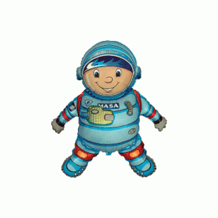 Cute Astronaut Space Supershape Balloon